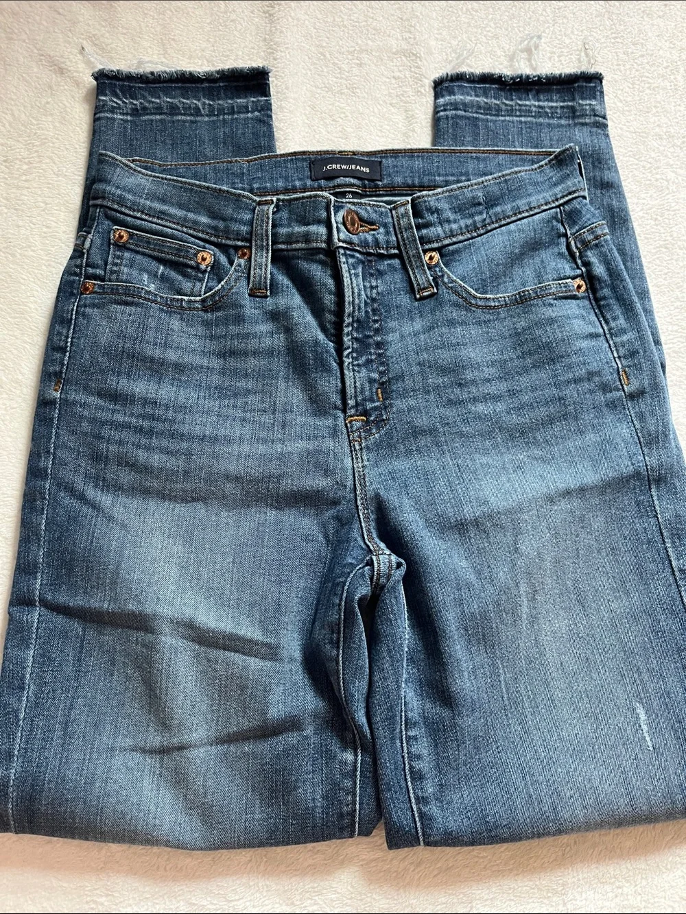J. Crew Women's Skinny Jeans in Medium Blue Wash